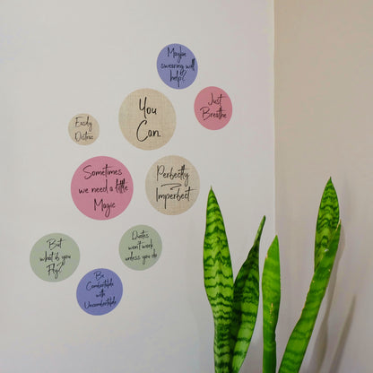 Motivational Wall Decals - Perfectly Imperfect