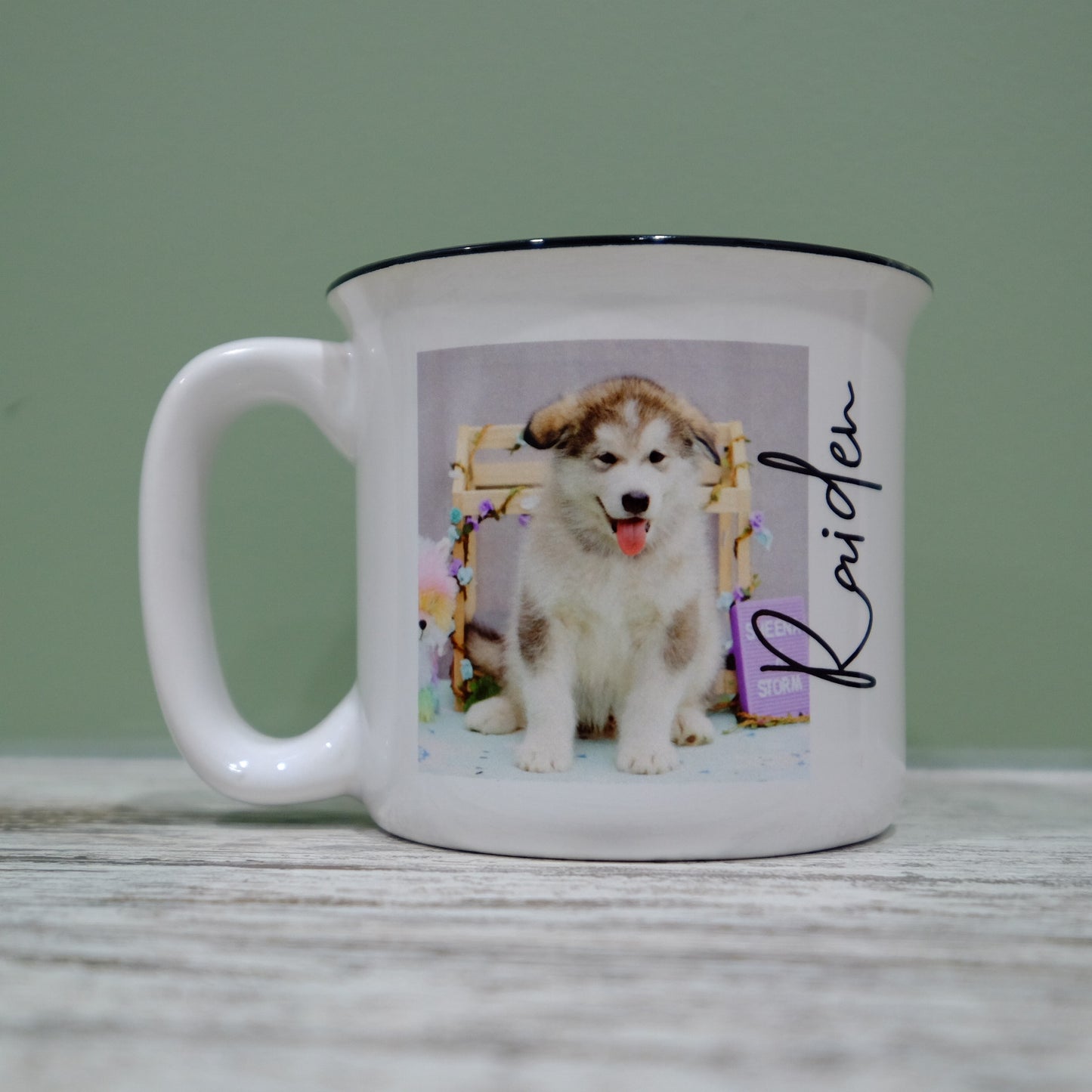 Ceramic Speckled mug 400ml - Custom Photo