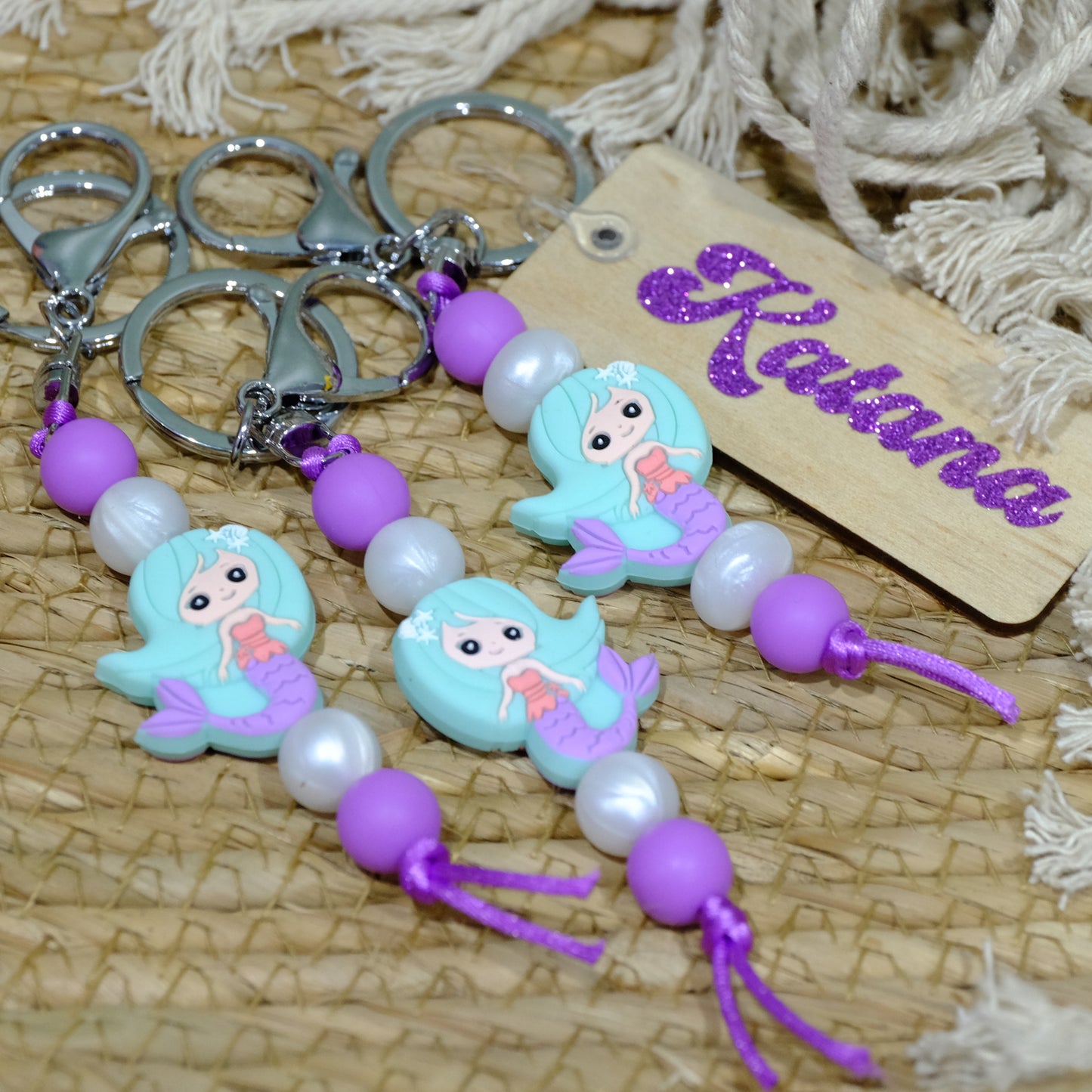 Keyring - Purple Mermaid