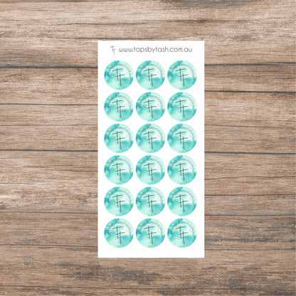 Round logo label stickers - circles